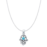  Hand Of Hamsa Pendant Necklace