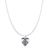  Skull Lovers Pendant Necklace