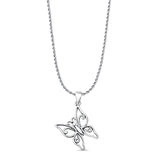  Butterfly Pendant Necklace