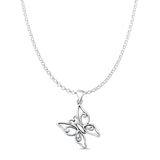  Butterfly Pendant Necklace
