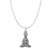  Celtic Knot Snakes Pendant Necklace