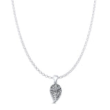  Leaf & Dragonfly Pendant Necklace