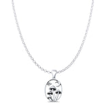  Mushrooms Pendant Necklace