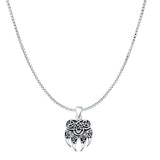  Celtic Bear Paw Pendant Necklace
