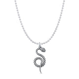  Snake Pendant Necklace
