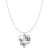  Mother & Child Pendant Necklace