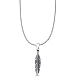  Feather Pendant Necklace