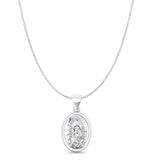  Virgin Mary Pendant Necklace