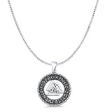  Triquetra Runes Pendant Necklace