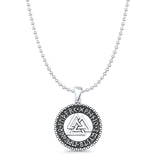  Triquetra Runes Pendant Necklace