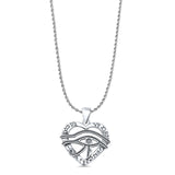 Eye of Horus & Zodiac Pendant Necklace