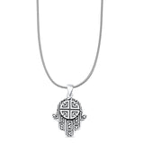 Hand Of Hamsa Pendant Necklace