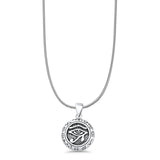 Eye of Horus & Zodiac Pendant Necklace