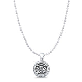 Eye of Horus & Zodiac Pendant Necklace