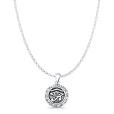 Eye of Horus & Zodiac Pendant Necklace