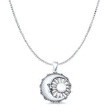 Moon & Sun Pendant Necklace