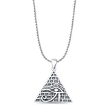 Eye of Horus & Pyramid Pendant Necklace