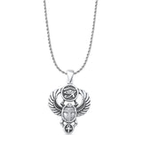 Scarab & Eye of Horus Pendant Necklace