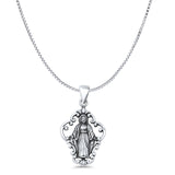 Virgin Mary Pendant Necklace