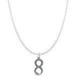 Infinity Snake Pendant Necklace