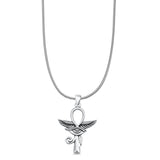  Eye of Horus, Wings & Ankh Pendant Necklace