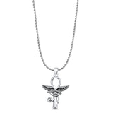  Eye of Horus, Wings & Ankh Pendant Necklace
