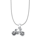  Bicycle Pendant Necklace