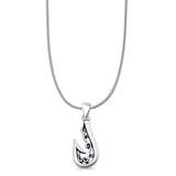  Tribal Hook Pendant Necklace