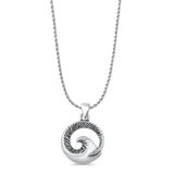  Wave Pendant Necklace