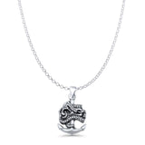 Anchor & Snake Pendant Necklace