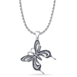 Butterfly Pendant Necklace