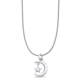 Moon Star Pendant Necklace