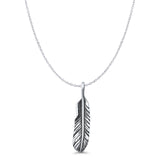 Feather Pendant Necklace