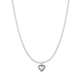  Double Heart Pendant Necklace