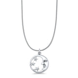  Celestial Moon Star Pendant Necklace