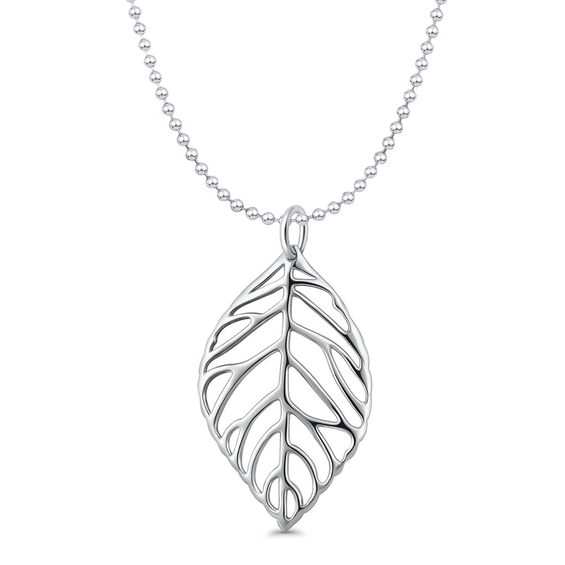  Leaf Pendant Necklace