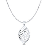 Leaf Pendant Necklace