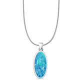 Oxidized Solitaire Pendant 