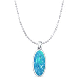 Oxidized Solitaire Pendant 