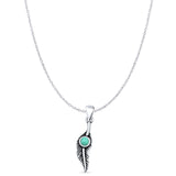  Feather Pendant 