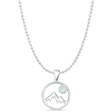  Mountains & Moon Pendant 
