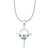  Claddagh Pendant 