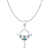  Claddagh Pendant 