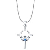  Claddagh Pendant 
