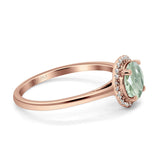 Round Halo Natural Diamond Ring