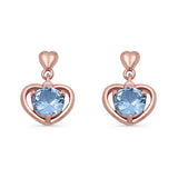 Heart Stud Earrings