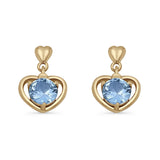 Heart Stud Earrings