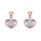 Heart Stud Earrings