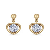 Heart Stud Earrings