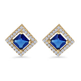 Square Stud Earrings